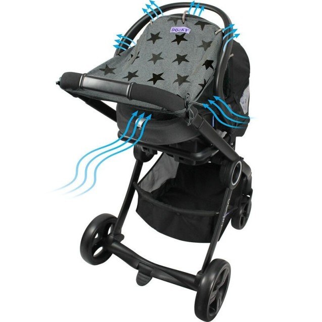 Σκίαστρο Καροτσιού Dooky Grey Stars DK-126616