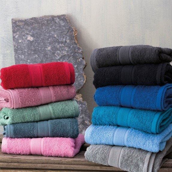 Πετσέτα Μπάνιου Rythmos Illusion Μοβ 100x150