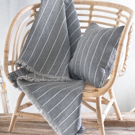 Ριχτάρι Πολυθρόνας Rythmos Felipe Γκρι Σκούρο 180x160