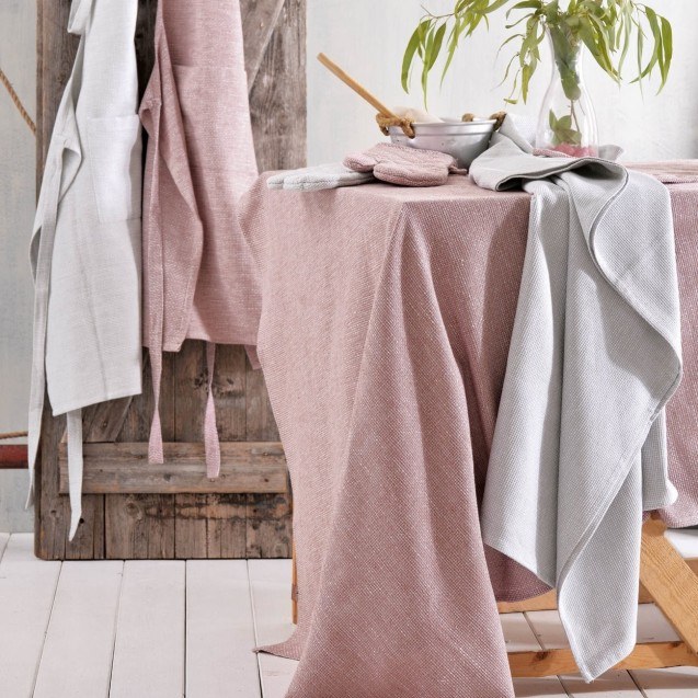 Τραπεζομάντηλο Rythmos Madden Ροδί 140x220