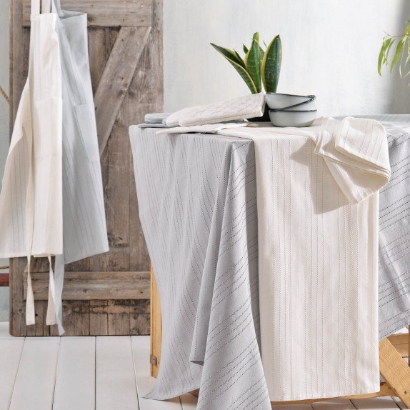 Τραπεζομάντηλο Rythmos Savoca Γκρι 140x140