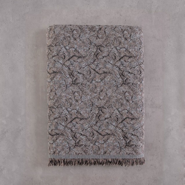 Ριχτάρι Διθέσιου Rythmos Xaviera Γκρι-Καφέ 180x240