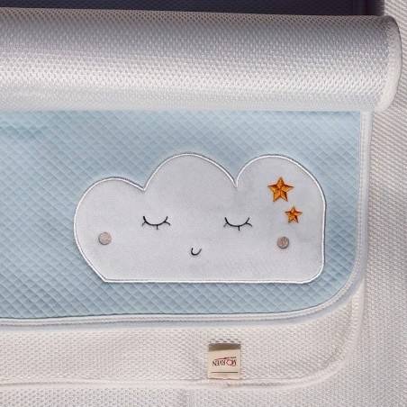 Σελτεδάκι Αδιάβροχο Morven Soft Touch 2116 Σιέλ 60x80