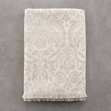 Ριχτάρι Τριθέσιου Rythmos Beatris Εκρού-Μπεζ 180x280