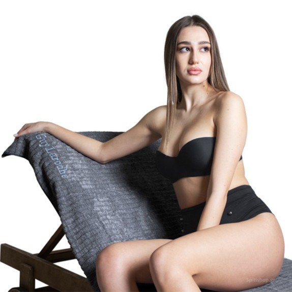 Πετσέτα Μπάνιου Guy Laroche Resort Anthracite 90x180