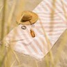 Πετσέτα Θαλάσσης Βελουτέ Gofis Home Summer Breeze Sand 394/21 80x160