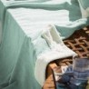 Πετσέτα Θαλάσσης Βελουτέ Gofis Home Coral Sense Sea Glass / Vanilla 519/38 90x170