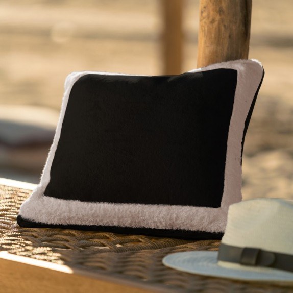 Μαξιλαροθήκη Ξαπλώστρας Gofis Home Coral Sense Black Coal...