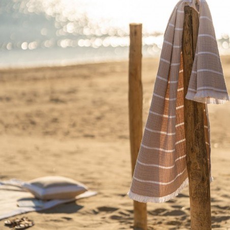 Πετσέτα Θαλάσσης Gofis Home Beach Suit Sand 570/21 80x160