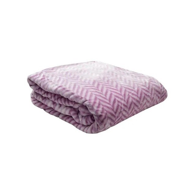 Κουβέρτα Υπέρδιπλη Βελουτέ Ζακάρ Anesis Lilac...