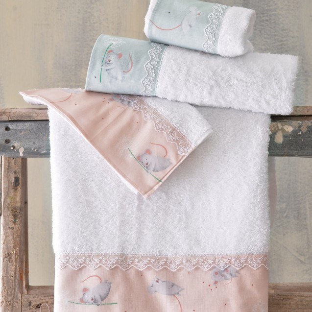 Σετ Βρεφικές Πετσέτες 2 Τεμαχίων Rythmos Jerom...