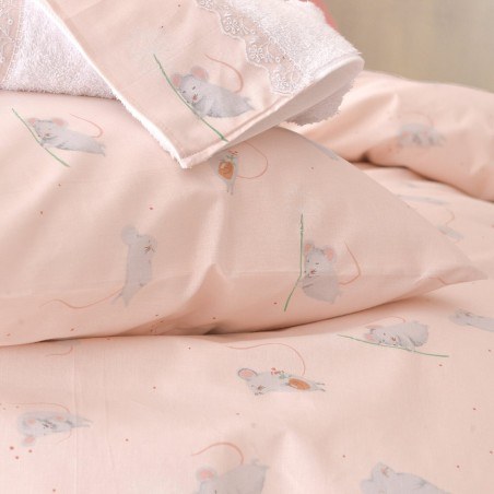 Σετ Παιδική Παπλωματοθήκη Μονή 2 Τεμαχίων Rythmos Jerom Σομόν 160x250