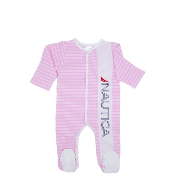 Βρεφικό Φορμάκι Nautica 12 Ροζ Ριγέ