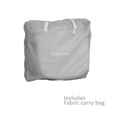 Λίκνο Bebe Stars Chic 2in1 Light Grey 843-182