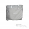 Λίκνο Bebe Stars Chic 2in1 Light Grey 843-182