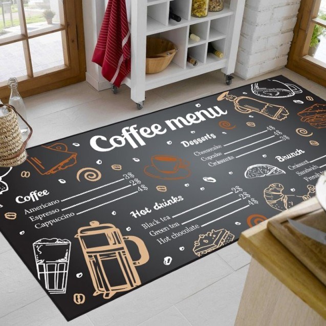 Χαλάκι Κουζίνας Dimcol Coffee Menu 263 67x150