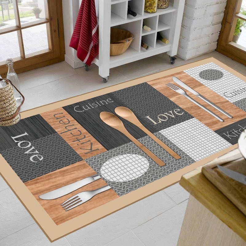 Χαλάκι Κουζίνας Dimcol Cutlery 262 80x200