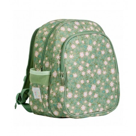 Παιδική Τσάντα Πλάτης Α Little Lovely Company Blossoms Sage BPBLSA54