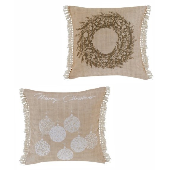 Μαξιλαροθήκη Διακόσμησης Kentia Snow 220 50x50