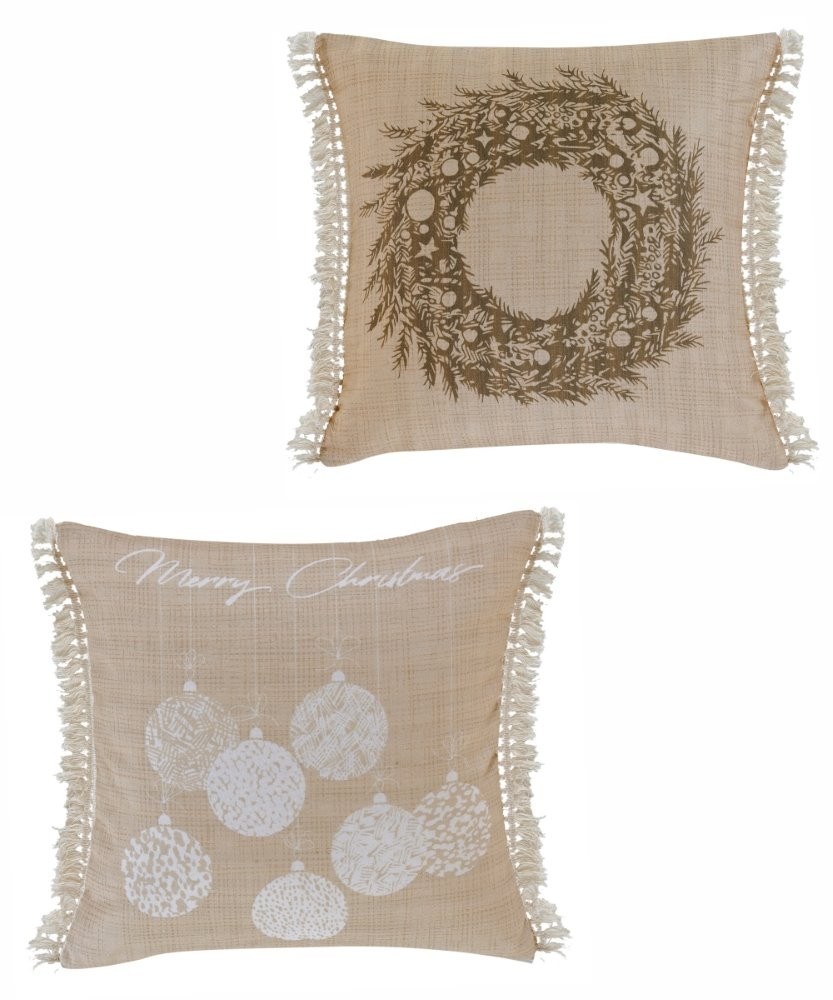 Μαξιλαροθήκη Διακόσμησης Kentia Snow 220 50x50