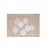 Σετ Σουπλά 4 Τεμαχίων Kentia Snow 220 33x45