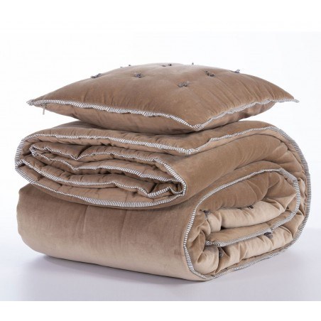 Μαξιλαροθήκη Διακόσμησης Nef-Nef Arctic 23 Greige 45x45