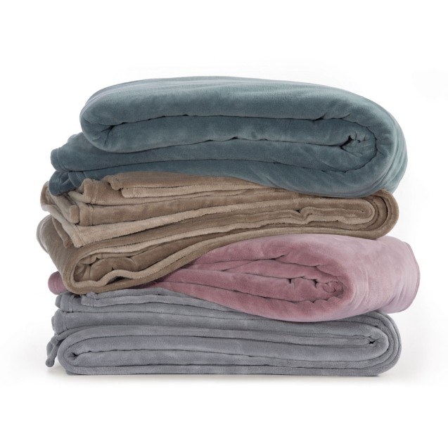 Κουβέρτα Fleece Μονή Nef-Nef Cosy Light Grey...