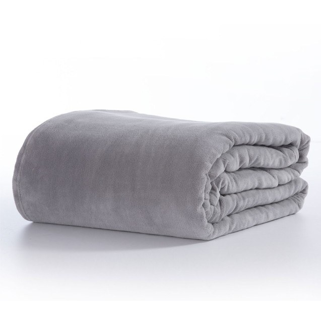 Κουβέρτα Fleece Μονή Nef-Nef Cosy Light Grey...