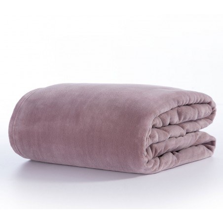 Κουβέρτα Fleece Μονή Nef-Nef Cosy Mauve 160x220