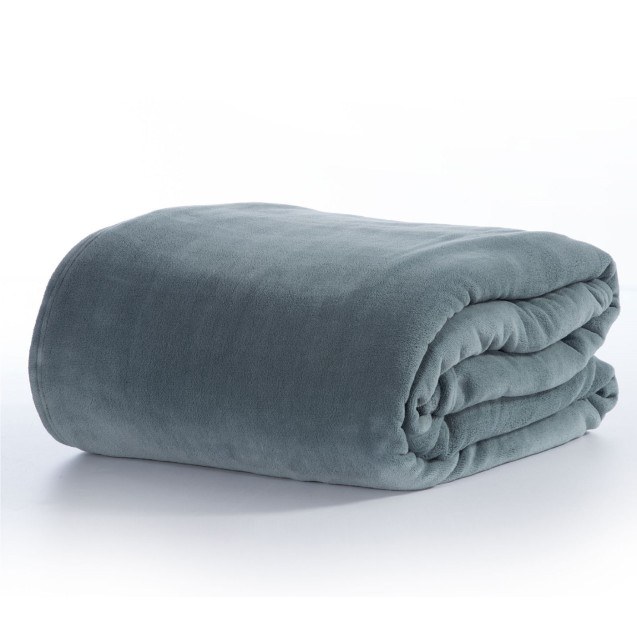Κουβέρτα Fleece Μονή Nef-Nef Cosy Dusty Blue...