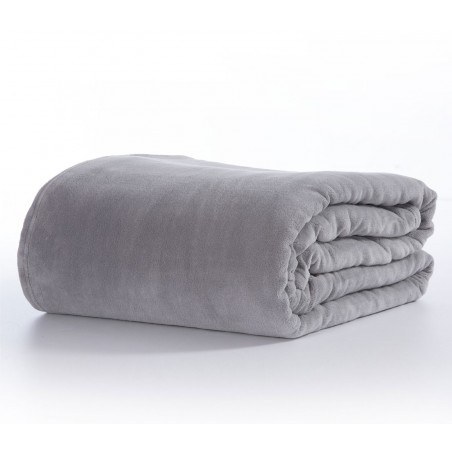 Κουβέρτα Fleece Υπέρδιπλη Nef-Nef Cosy Light Grey 220x240