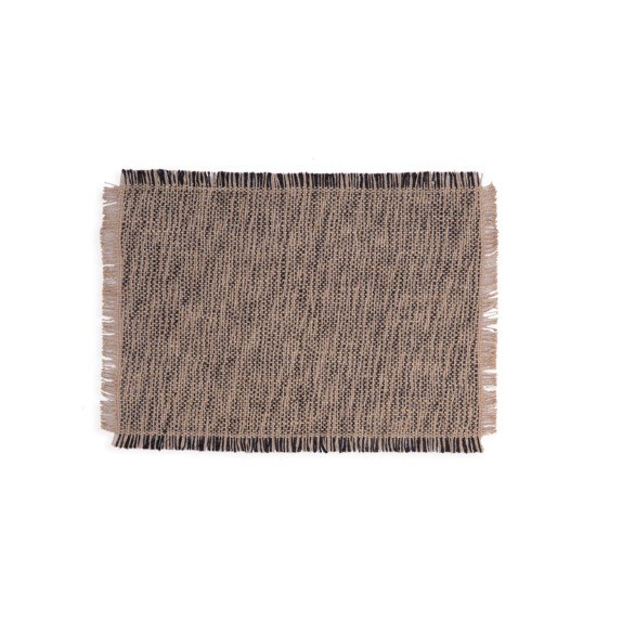 Σετ Σουπλά 2 Τεμαχίων Nef-Nef Varis Black 33x48