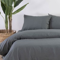 Σεντόνι Μονό Nef-Nef Cotton-Linen Green 170x270