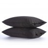 Σετ Μαξιλαροθήκες 2 Τεμαχίων Nef-Nef Cotton-Linen Anthracite 52x72