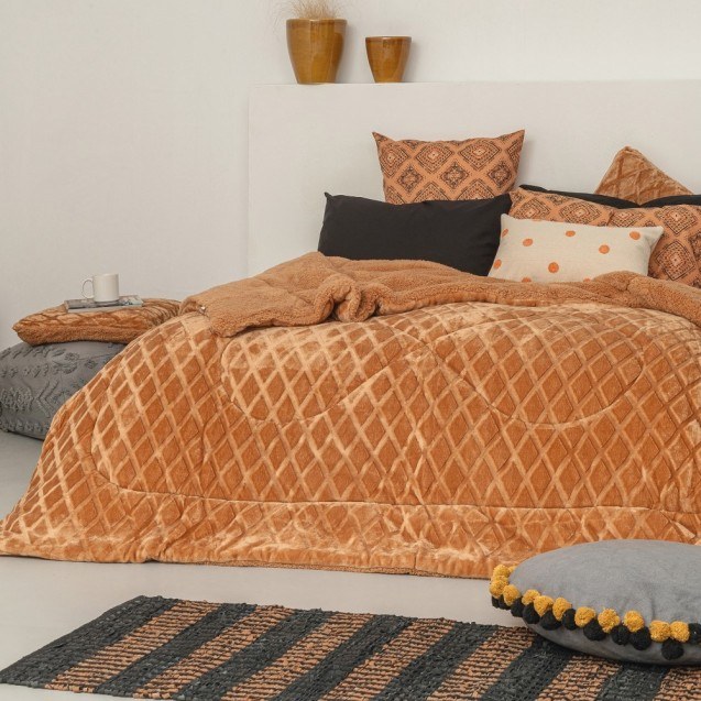 Μαξιλαροθήκη Διακόσμησης Palamaiki Nadine 2 Tan...