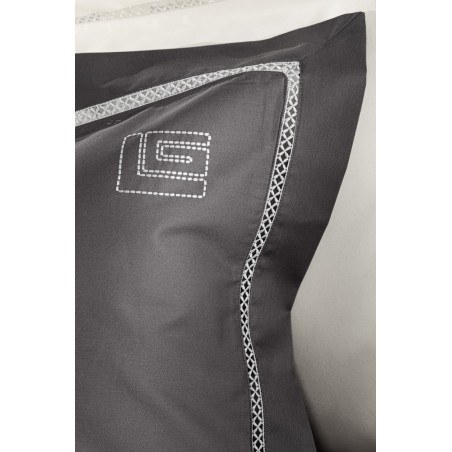 Σετ Παπλωματοθήκη King Size 3 Τεμαχίων Guy Laroche Blend Anthracite 260x260