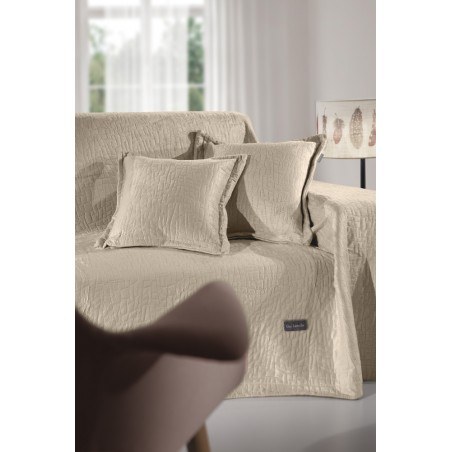 Σετ Ριχτάρι Διθέσιου και Μαξιλαροθήκη Διακόσμησης Guy Laroche Avon Camel 170x250