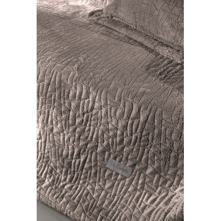 Σετ Ριχτάρι Τριθέσιου και Μαξιλαροθήκη Διακόσμησης Guy Laroche Avon Choco 170x300