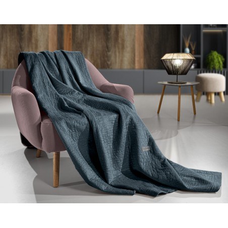 Σετ Ριχτάρι Τριθέσιου και Μαξιλαροθήκη Διακόσμησης Guy Laroche Avon Emerald 170x300