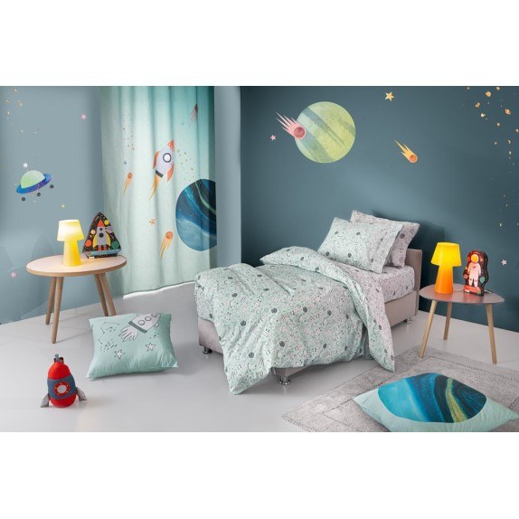 Σετ Παιδικά Σεντόνια Μονά 3 Τεμαχίων Guy Laroche Cosmic...