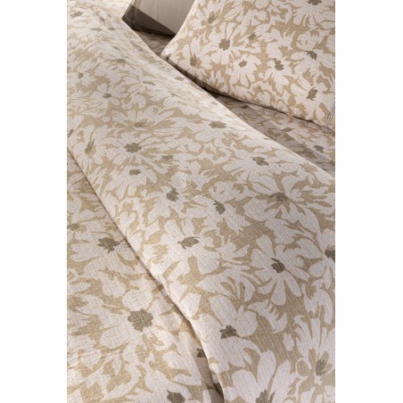 Σετ Σεντόνια Φανελένια Μονά 3 Τεμαχίων Guy Laroche Martin Almond 170x265