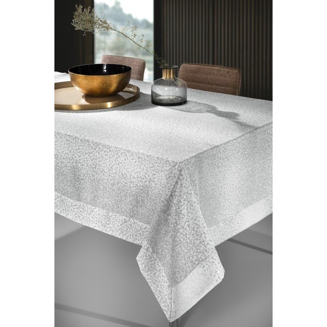 Τραπεζομάντηλο Guy Laroche Coctail Silver 160x220