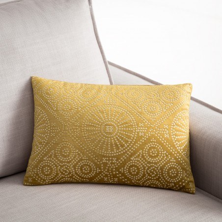 Μαξιλαροθήκη Διακόσμησης Gofis Home Cressida Champagne Green 139/37 30x45