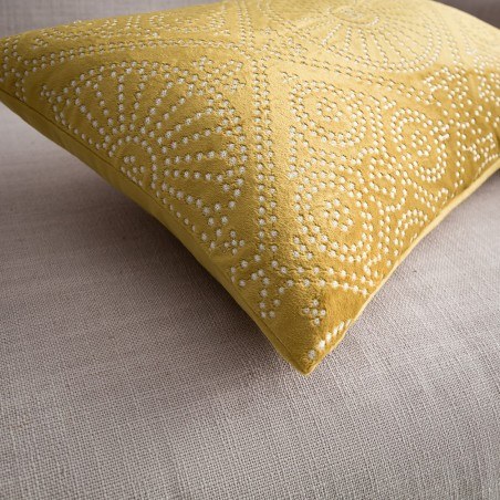 Μαξιλαροθήκη Διακόσμησης Gofis Home Cressida Champagne Green 139/37 30x45
