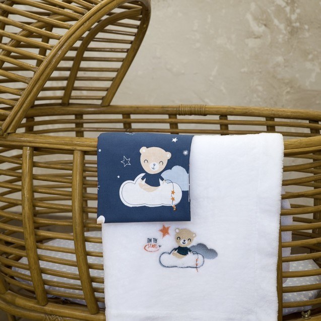 Κουβέρτα Fleece Αγκαλιάς Nima Nighty Night 80x110