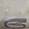 Κουβέρτα Βελουτέ Υπέρδιπλη Nima Coperta Cigar Beige 220x240