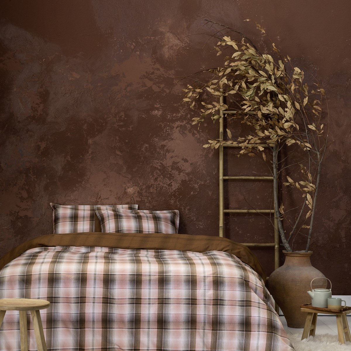 Σετ Σεντόνια Μονά 3 Τεμαχίων Nima Alan Earth 170x260