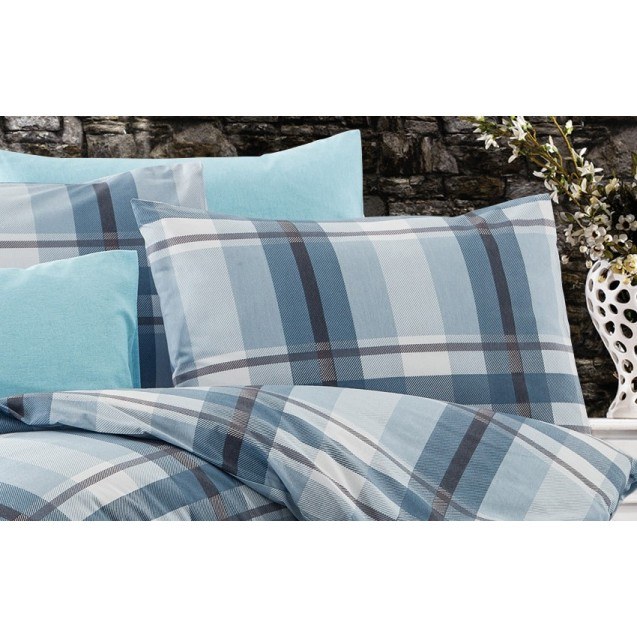 Μαξιλαροθήκη Dimcol Εκάβη 421 Sky Blue 50x70