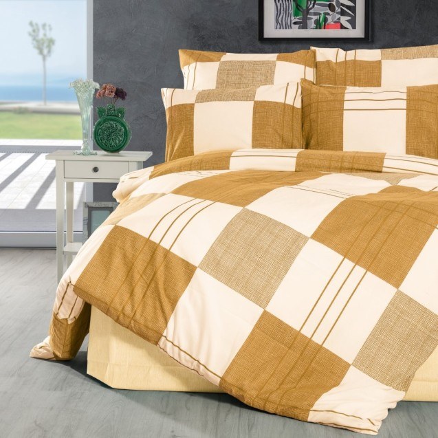 Πάπλωμα Υπέρδιπλο Dimcol Κίρκη 437 Golden Beige...
