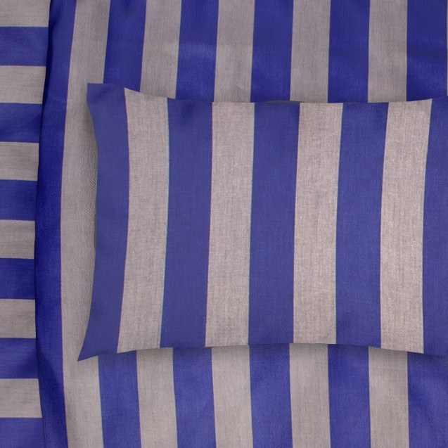 Μαξιλαροθήκη Dimcol Stripe 157 Purple-Grey 50x70